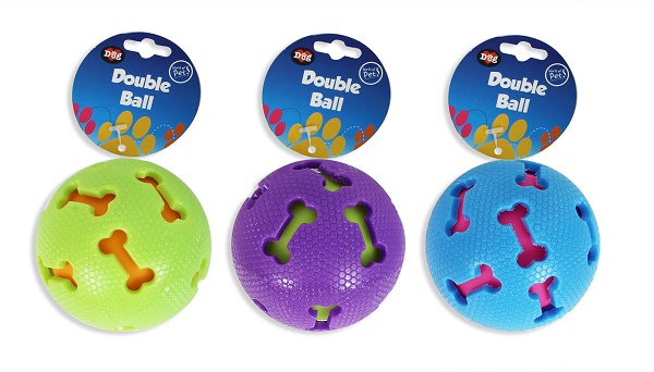 Double Ball Dog Toy